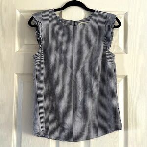 Short sleeve striped top